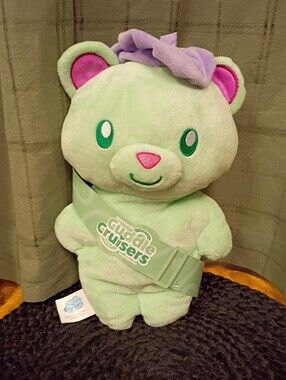 NWT Cuddle Cruisers Miles The Bear Plush Seatbelt/Backpack Strap Cover 12"